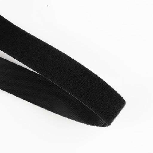 Цена за 2 шт. Липучка двусторонняя, 20 мм, 50 см, чёрная