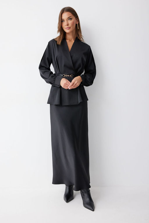 Юбка LYUSHe 4238 черный  фото 5