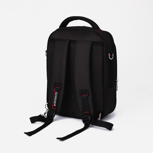 Рюкзак - сумка мужская, текстиль цвет коричневый - Simaland фото 3