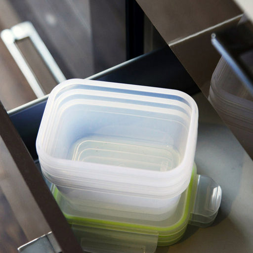 Контейнер из полипропилена Fresh Loсk 1л, 18х11,5х6,5см, герметичный, силиконовый уплотнитель, ручки-клипсы, прозрачный, подходит для СВЧ (Россия) - Домашняя мода фото 5