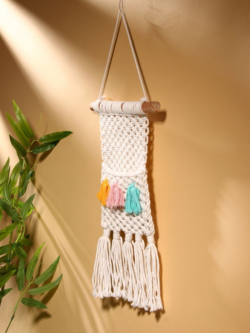 Кармашек текстильный, подвесной, 22×50 см, белый