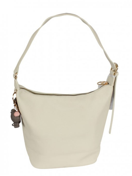Сумка женская искусственная кожа DJ-CM 7326-COCONUT CREAM, 1отд, плечевой ремень, кремовый SALE 263892 - Adelia фото 6