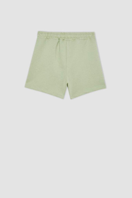 Базовые шорты из двух предметов для девочек - Defacto фото 3