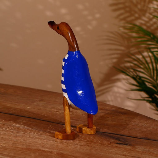 Сувенир «Утка в тельняшке», 25 см, дерево