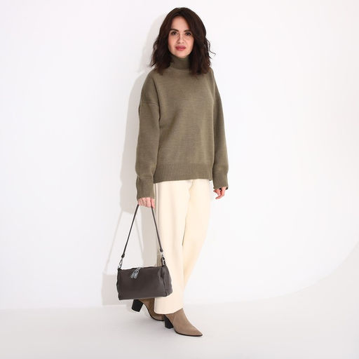 Сумка кросс-боди на молнии, цвет тёмно-серый - Simaland фото 8