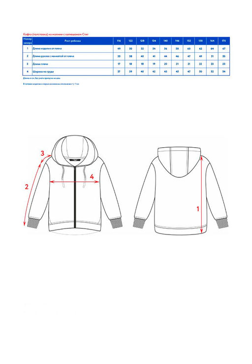 Кофта (толстовка) на молнии с капюшоном детск. Стиг - Oldos фото 10