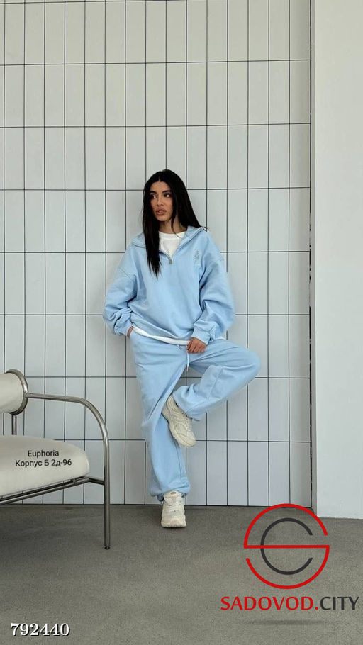 Костюм женский спортивный двойка, флис