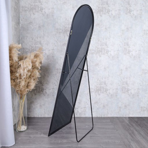 Зеркало в алюминиевой раме напольное/настенное 550х1650 / HLQW-AM09005 /уп 1/ - ГалеонТрейд фото 2