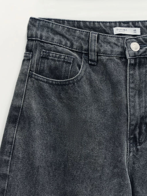 Джинсы wide leg с высокой посадкой / Zarina