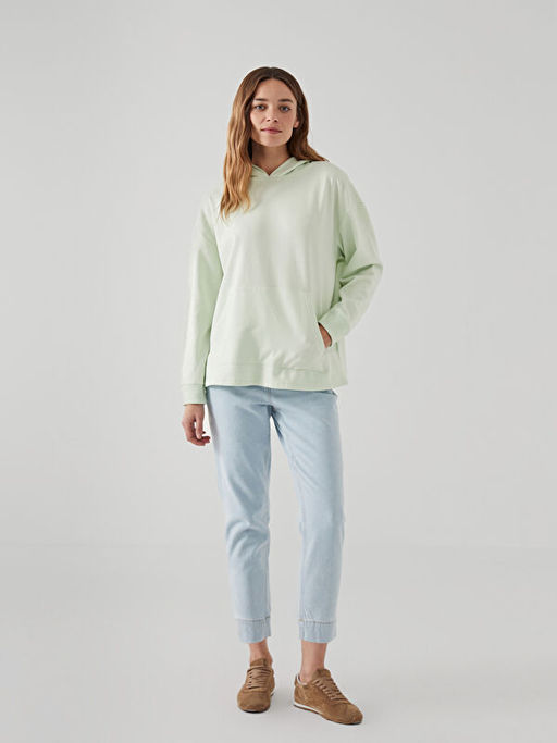 Oversize Kad?n Hoodie