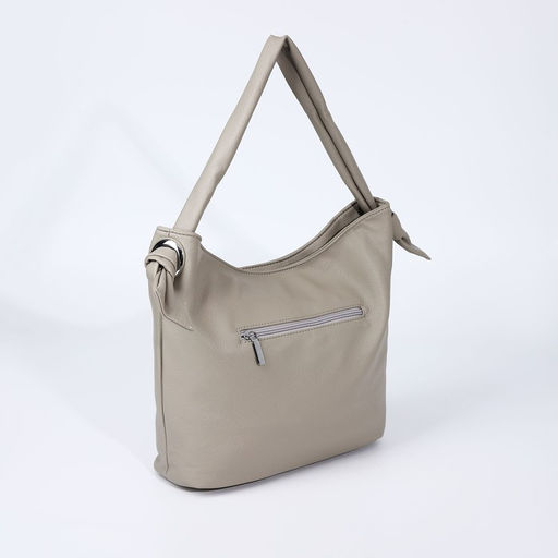 Сумка-тоут на молнии, 2 наружных кармана, цвет серый - Simaland фото 2