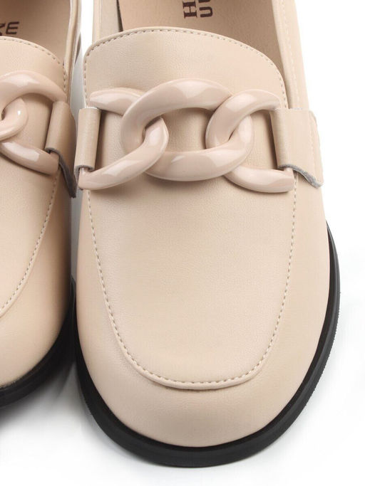 06-M27-35 BEIGE Туфли женские (натуральная кожа)