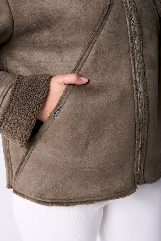 Дубленка Diamant 2121 олива