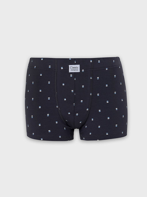 Цена за 2 штуки! Трусы боксеры мужские серые с узором - Mark formelle фото 7