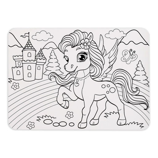 Пазл в рамке Страна пони, 34 детали + раскраска - Puzzle time фото 3