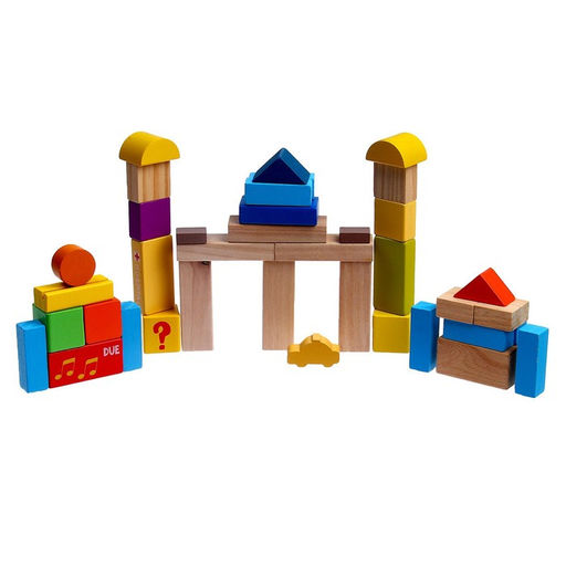 Деревянный конструктор в банке, 40 деталей, 20?18?18 см - Simaland фото 2