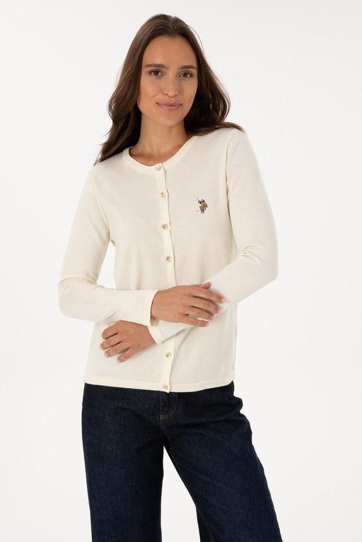 Kad_n BEYAZ Basic Triko H_rka Sepette S_rpriz _ndirim - U.s. polo assn фото 3