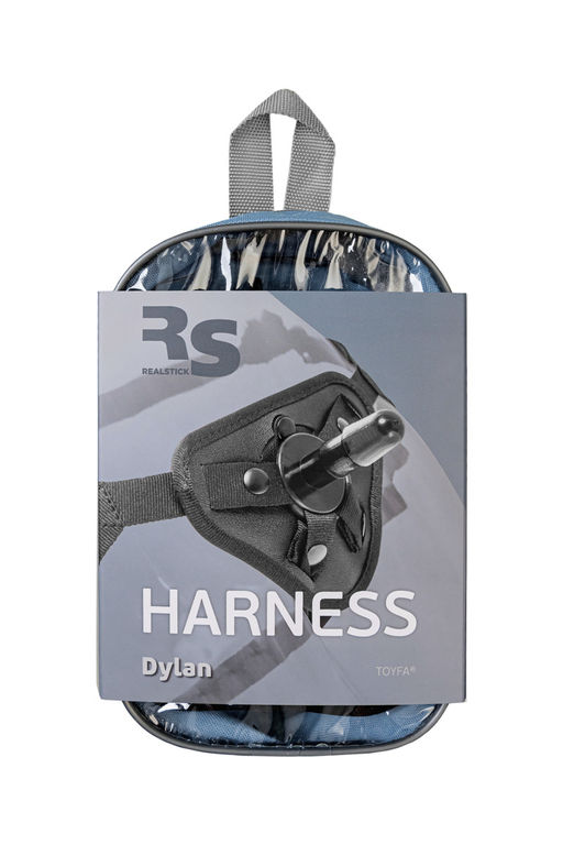 Трусики для страпона TOYFA RealStick Strap-On Dylan, экокожа, черные