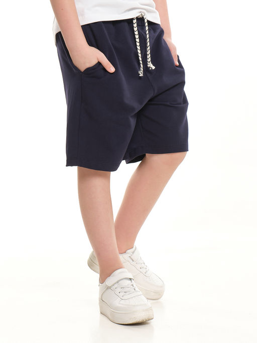 Шорты свободного кроя для мальчиков подростков 22-7638 черный - Mini maxi фото 13