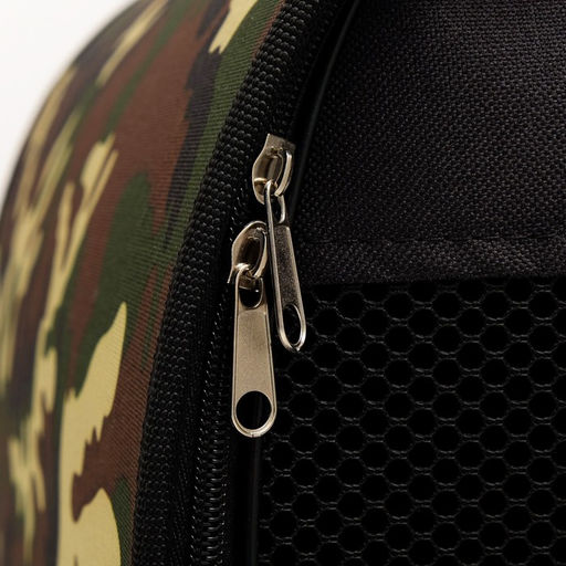 Сумка - переноска для животных Камуфляж, каркасная, 49 х 30 х 35 см, микс оттенков - Пижон фото 5