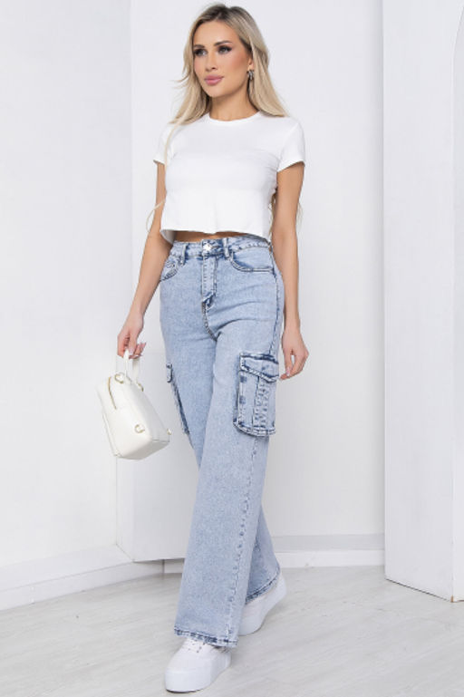 Джинсы Артемиса (голубые) Б8608 - Lt collection фото 5