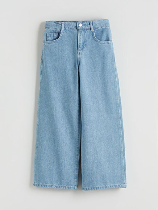 Wideleg K?z ?ocuk Jean Pantolon