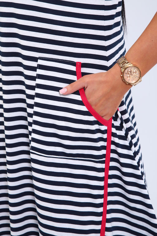 Платье оверсайз с карманами USHI