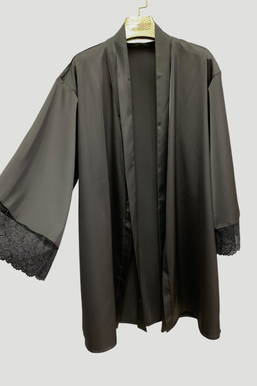 2518 ЧЕРНЫЙ ХАЛАТ - Karolina фото 2