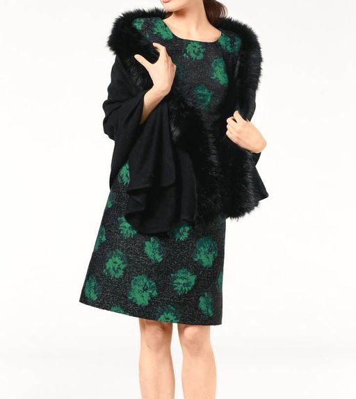 Платье, черно-зеленое - Patrizia dini фото 8