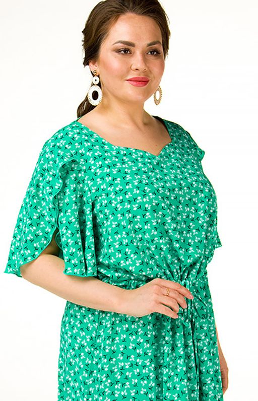 Текстильное платье с шикарным рукавом - Ckc collections фото 4