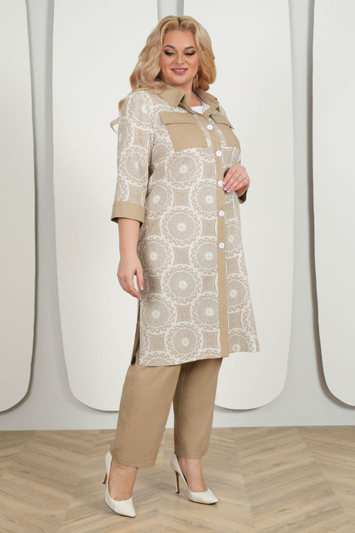 Костюм Ninele 7420 бежевый  фото 9