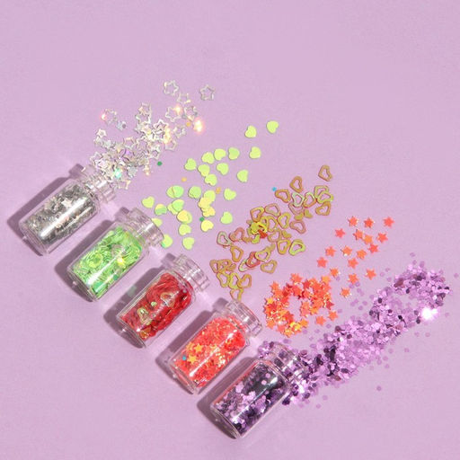 Набор для декора, 12 бутылочек, разноцветные - Qf фото 2