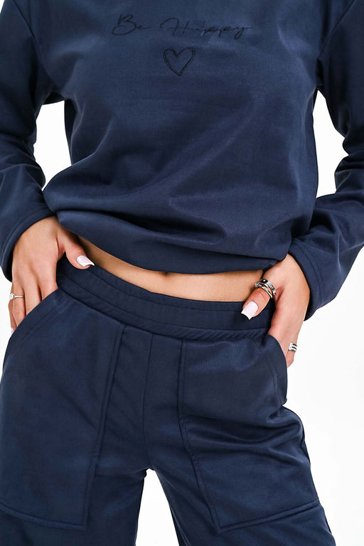 Брюки из мягкой эко замши