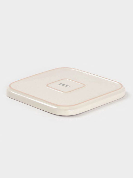 Блюдо сервировочное Доляна «Альпийский крем», 20.5×2, керамика, бежевое