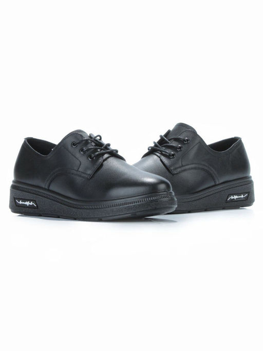 03-5312 BLACK Полуботинки женские (натуральная кожа) - No name фото 12