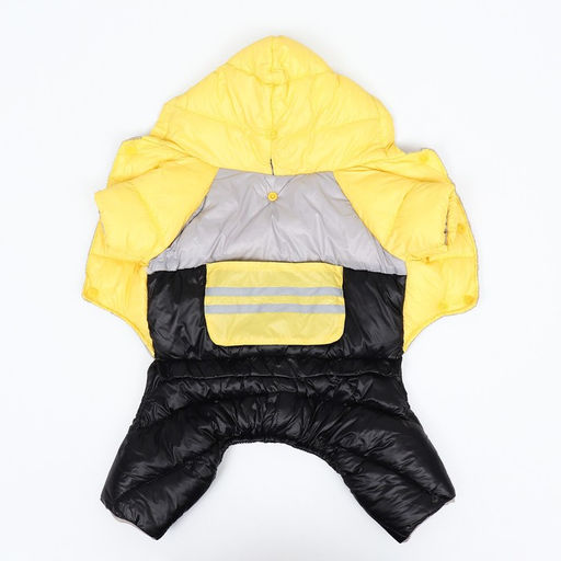 Комбинезон Анорак светоотражающий, размер 10 (ДС 25, ОГ 34, ОШ 24 см), чёрно-жёлтый - Simaland фото 11