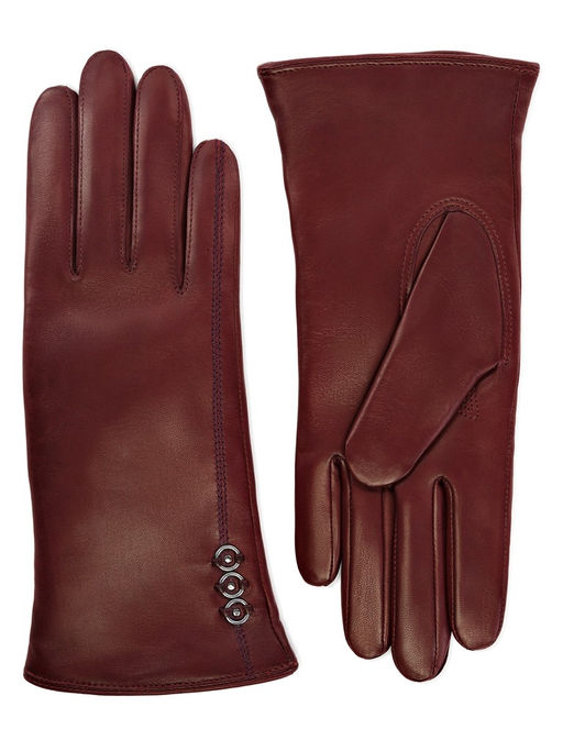 Перчатки женские ш+каш. IS02805-sh bordo - Eleganzza фото 2