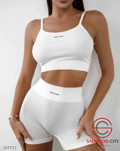 Женский комплект топ + трусы
