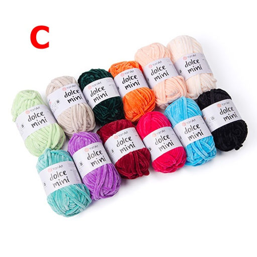 Цена за 1 микс пряжи DOLCE MINI - Yarnart фото 4