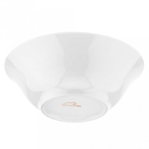 Салатник фарфоровый "Веселый колобок" 220мл, д21,9см h4,3см, круглый (Россия)