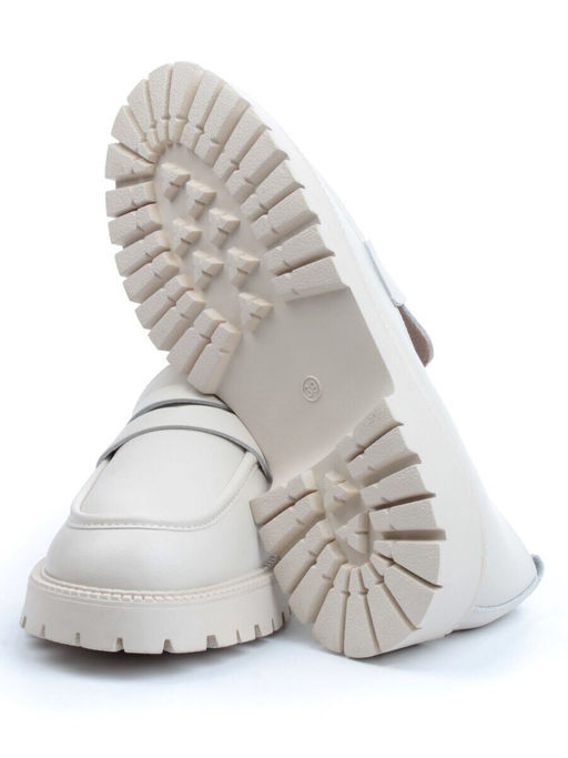 03-XR183/2 BEIGE Лоферы женские (натуральная и искусственная кожа)