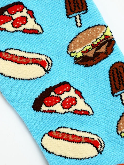 Подарочный набор: гель для душа пиво 250 мл и носки с пиццей, Чистое счастье