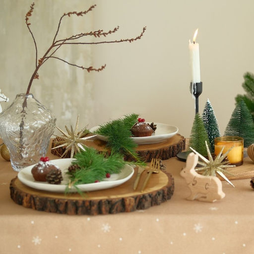 Скатерть новогодняя «Этель» Fir branches 144×220 см с ГМВО, 100% хлопок, 190 г/м²