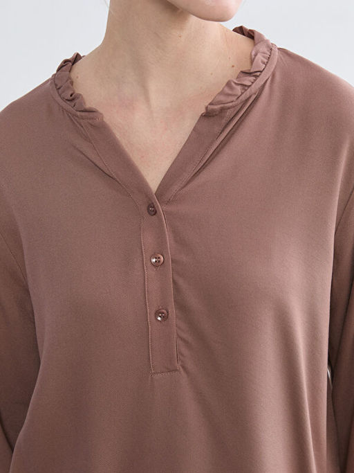 F?rf?rl? Ka??k Yaka Bluz