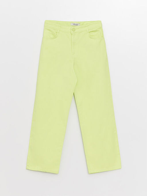 Basic Geni? Pa?a Gabardin K?z ?ocuk Pantolon