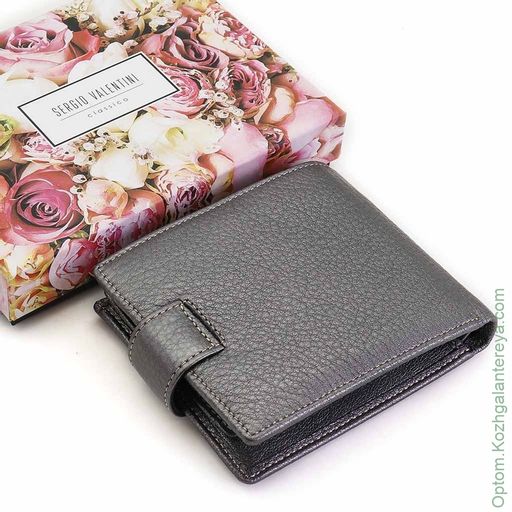 Маленький женский кожаный кошелек Sergio Valentini СВ 8118-014  фото 4