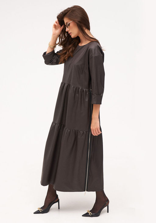 Платье KaVari 1093 коричневый  фото 6