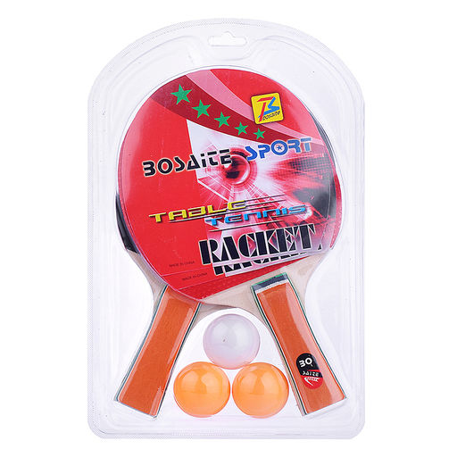 Набор для настольного тенниса (2 ракетки, 3 шарика) на листе