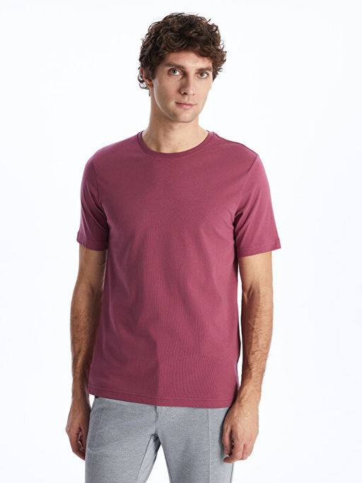 Bisiklet Yaka Penye Erkek Ti??rt