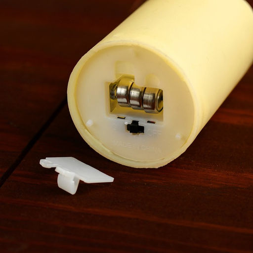 Цена за 12 шт. Свеча светодиодная Пламя, горит жёлтым, цвета МИКС - Simaland фото 3